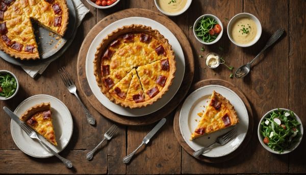 Quiche lorraine dorée et plats familiaux incontournables
